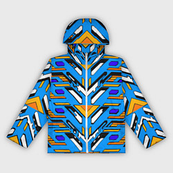 Женская ветровка Техно броня жёлто-синяя