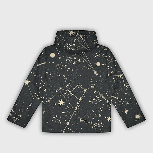 Женская ветровка Звёздная карта / 3D-Черный – фото 2