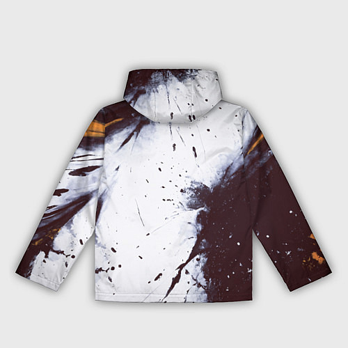 Женская ветровка Брызги и мазки красками / 3D-Черный – фото 2