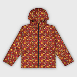 Женская ветровка Паттерн СССР звезды