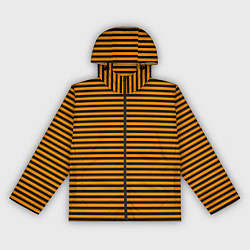 Ветровка с капюшоном женская Георгиевская полоса чёрно-жёлтый, цвет: 3D-черный