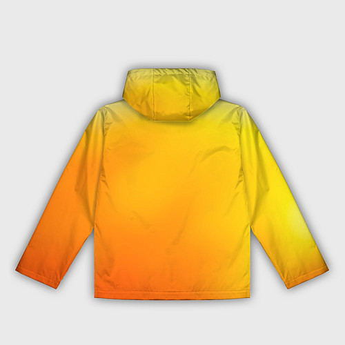 Женская ветровка Яркий оранж / 3D-Черный – фото 2