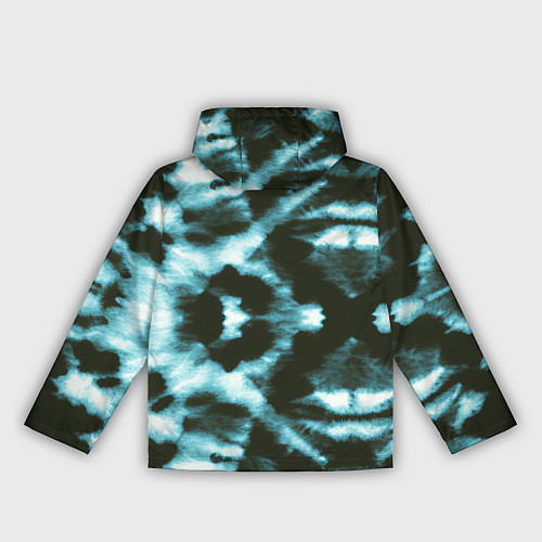 Женская ветровка Тай дай синий / 3D-Черный – фото 2