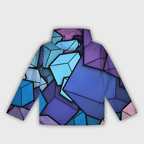 Женская ветровка Куб / 3D-Черный – фото 2