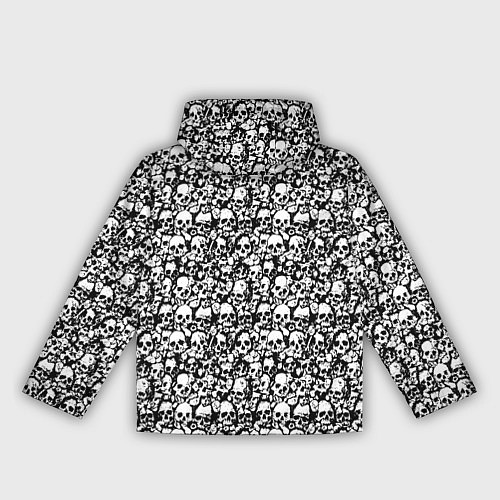 Женская ветровка Very much skulls / 3D-Черный – фото 2