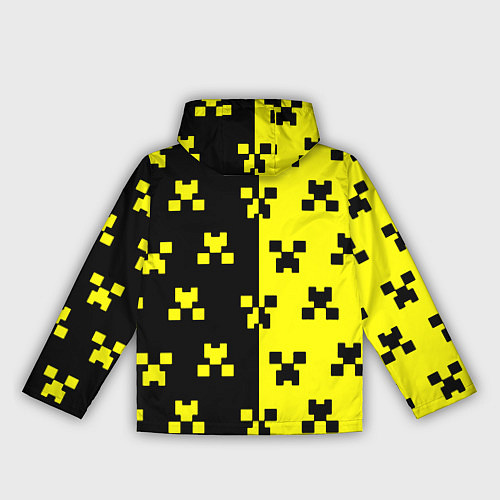 Женская ветровка Minecraft logo brend online / 3D-Черный – фото 2