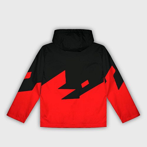 Женская ветровка CSGO стильная геометрия красный / 3D-Черный – фото 2