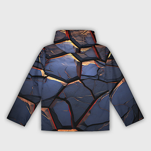 Женская ветровка Темная абстрактная объемная плитка / 3D-Черный – фото 2
