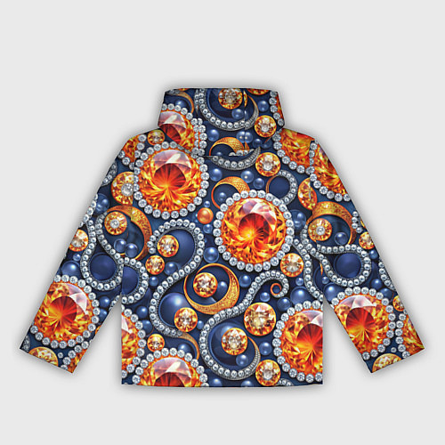 Женская ветровка Ювелирные украшение с золотом и бриллиантом паттер / 3D-Черный – фото 2