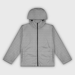 Ветровка с капюшоном женская Черно-белый узор в стиле ар-деко, цвет: 3D-черный