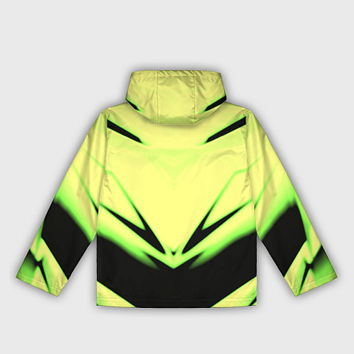 Женская ветровка Geometry stripes кислотный стиль / 3D-Черный – фото 2