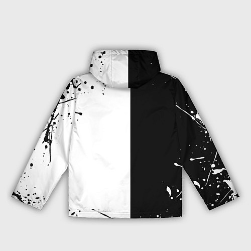 Женская ветровка Juventus краски текстура спорт / 3D-Черный – фото 2