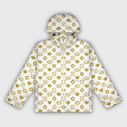 Ветровка с капюшоном женская Узор как у девушки из Gta 6, цвет: 3D-белый