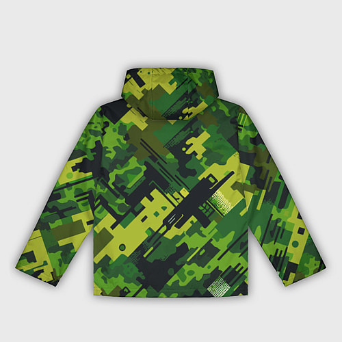 Женская ветровка Camouflage - pattern ai art / 3D-Черный – фото 2
