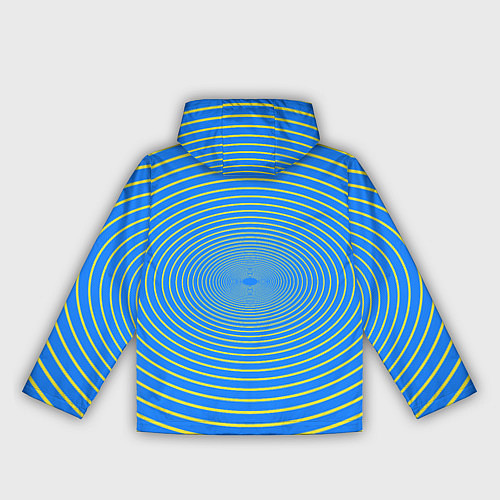 Женская ветровка Трансформация овала / 3D-Черный – фото 2