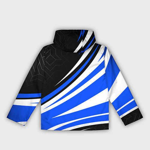 Женская ветровка BMW M - синие волны / 3D-Черный – фото 2