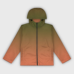 Ветровка с капюшоном женская Абстрактный градиент, цвет: 3D-черный