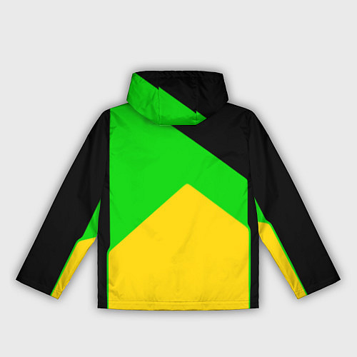 Женская ветровка Minecraft geometry / 3D-Черный – фото 2