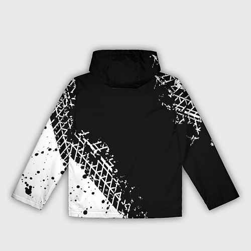 Женская ветровка Шевроле: следы от шин / 3D-Черный – фото 2