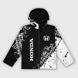 Женская ветровка Хонда: следы от шин