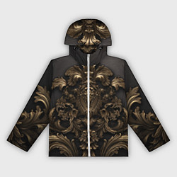 Женская ветровка Золотистая корона и узоры