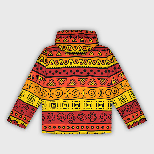 Женская ветровка Африканские этнический орнамент / 3D-Черный – фото 2