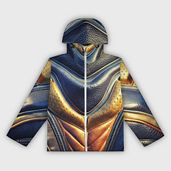 Женская ветровка Футуристический текстурный костюм из кожи