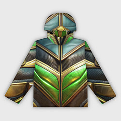 Женская ветровка Футуристичная объемная текстура из кожи