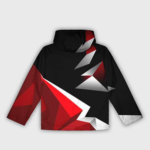 Женская ветровка Russia uniform - красный и черный / 3D-Черный – фото 2