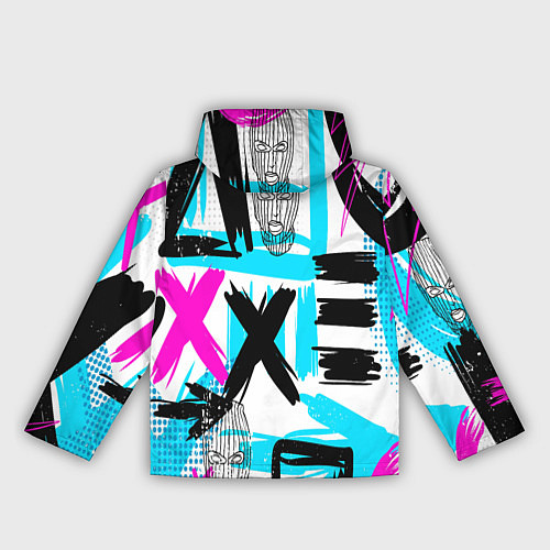 Женская ветровка Маска гопника / 3D-Черный – фото 2