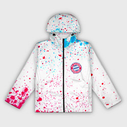 Ветровка с капюшоном женская Баерн Мюнхен, цвет: 3D-черный