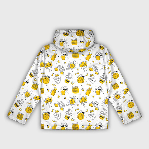 Женская ветровка Хиппи бла бла / 3D-Черный – фото 2