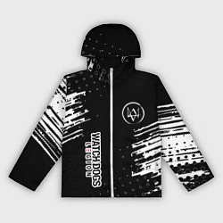 Ветровка с капюшоном женская Watch dogs краски, цвет: 3D-белый