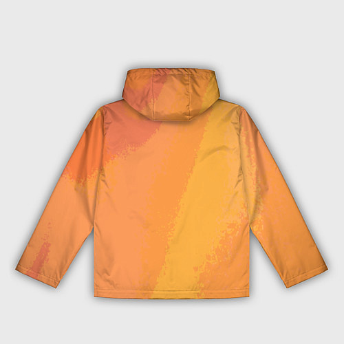 Женская ветровка Рыжая абстракция / 3D-Черный – фото 2