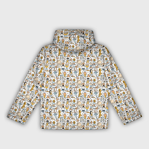 Женская ветровка Человечки и монстры / 3D-Черный – фото 2