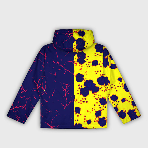 Женская ветровка Cyberpunk лого текстура / 3D-Черный – фото 2