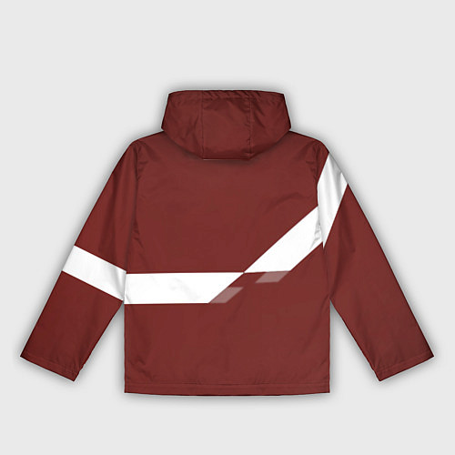 Женская ветровка Россия спорт геометрия / 3D-Черный – фото 2