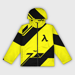 Ветровка с капюшоном женская Half life geometry, цвет: 3D-черный