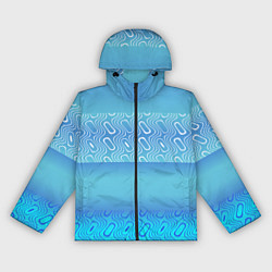 Женская ветровка Синие и белые волны