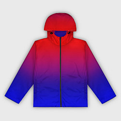 Ветровка с капюшоном женская Битва градиентов, цвет: 3D-черный