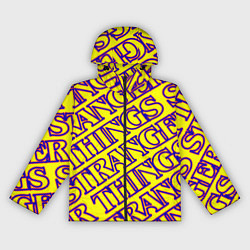 Ветровка с капюшоном женская Stranger Things serials, цвет: 3D-черный