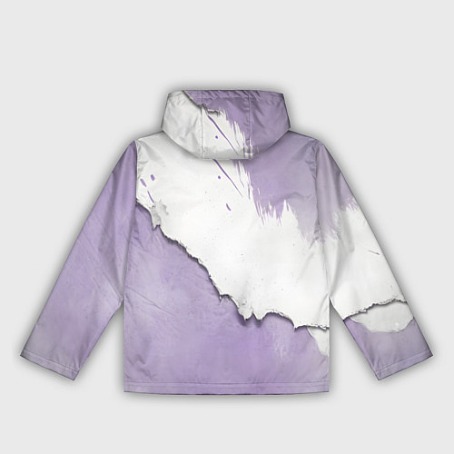 Женская ветровка Штукатурка и лавандовая краска / 3D-Черный – фото 2