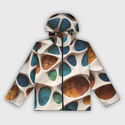Ветровка с капюшоном женская Вдохновлено Антонио Гауди, цвет: 3D-черный