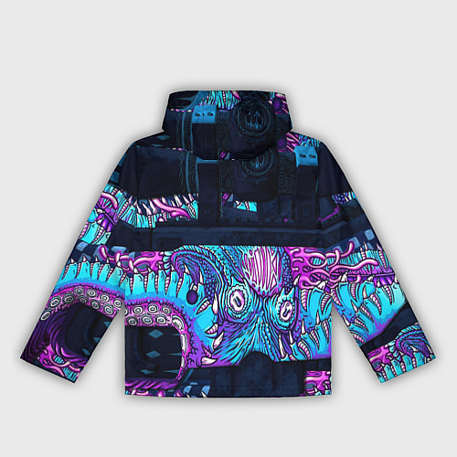 Женская ветровка CS GO neon blob / 3D-Черный – фото 2