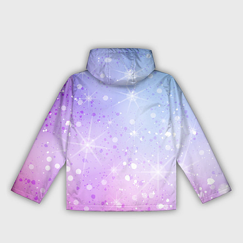 Женская ветровка Абстрактный фон с бликами / 3D-Черный – фото 2