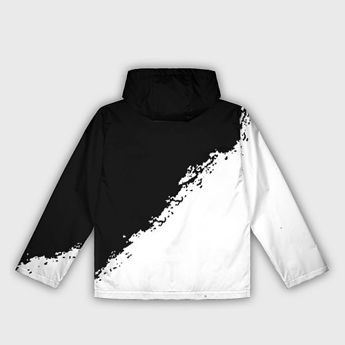 Женская ветровка Liverpool fc белые краски / 3D-Черный – фото 2