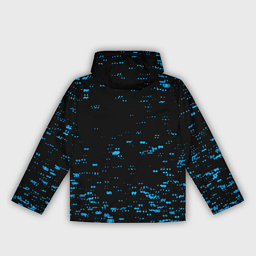 Женская ветровка Герб РФ краски синие / 3D-Черный – фото 2