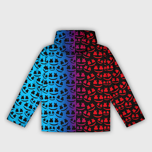 Женская ветровка Marshmello gradient / 3D-Черный – фото 2