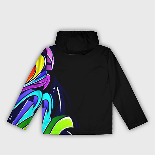 Женская ветровка Geon Enduro graffitti / 3D-Черный – фото 2