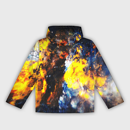 Женская ветровка Космическая абстракция / 3D-Черный – фото 2